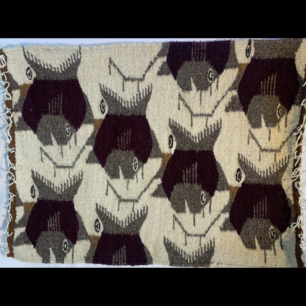 Handcrafted wool rug